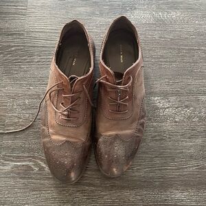 Zara Men's Brown Oxford Shoes